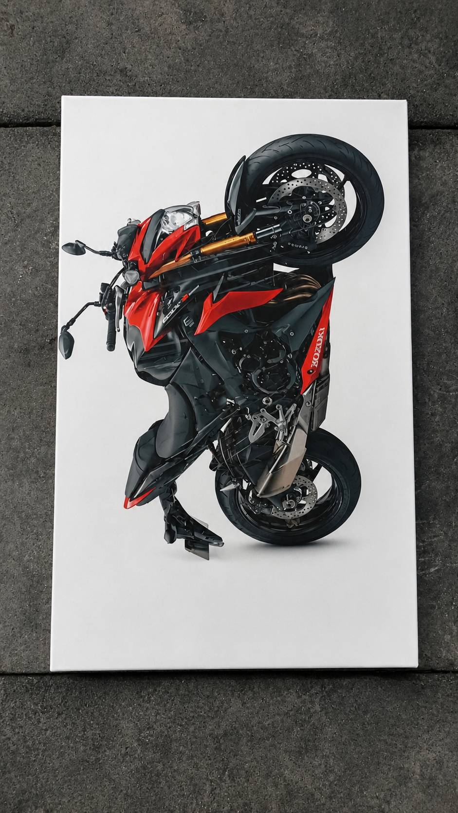 تابلو موتور سنگین  طرح جی اس ایکس ار  60 در 100 ** gsxr1000